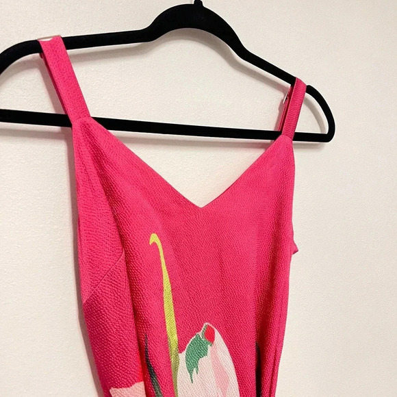 NWOT Ted Baker Meaa Printed Midi Slip Dress - Floral Print - Picture 3 of 9